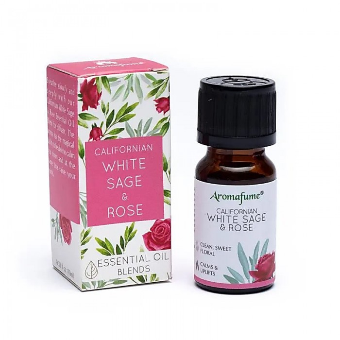 Αιθέριο Έλαιο Λευκό Φασκόμηλο - Τριαντάφυλλο (White Sage - Rose) Αιθέρια έλαια